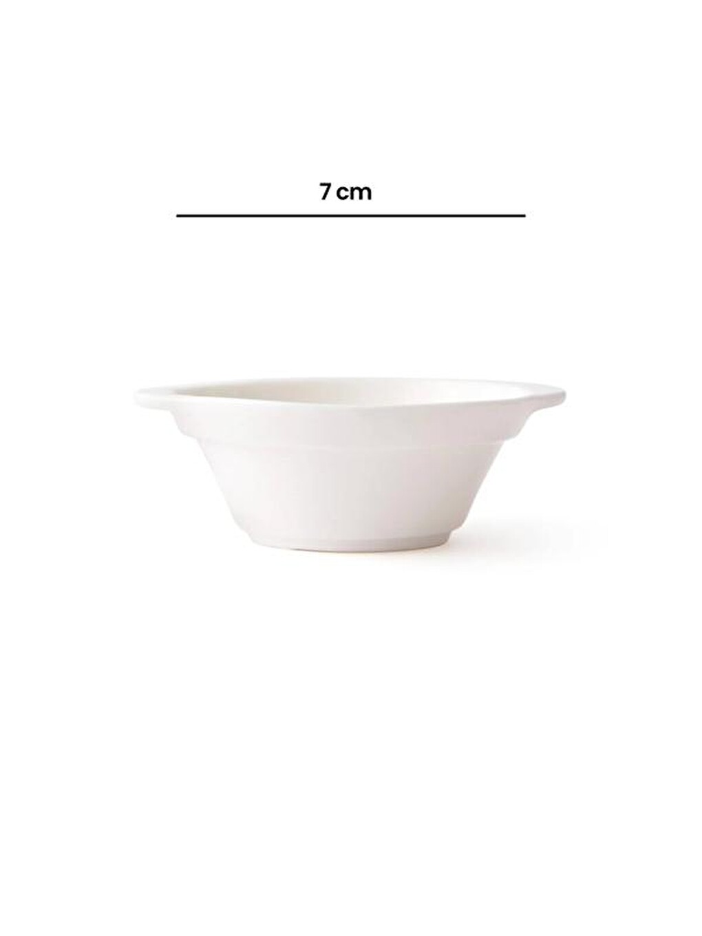 Porselen Sosluk - Beyaz - 7 cm-3
