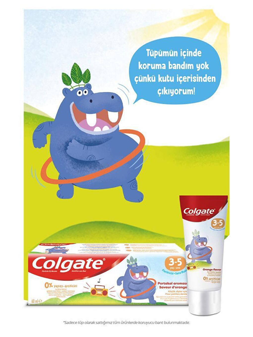 Colgate Beyaz 3-5 Yaş Florürsüz Çocuk Diş Macunu 60 ml, Hacı Şakir Lavanta Granül Matik Sabun 1000 G - 2