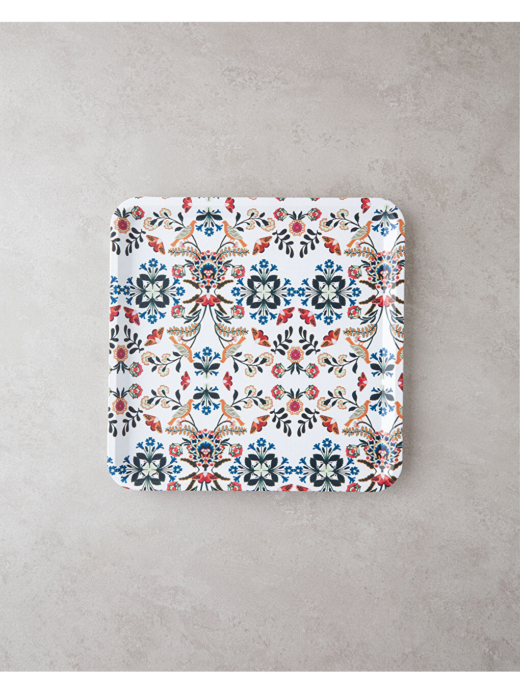 Ekru Perfection Plastik Tepsi Krem-1