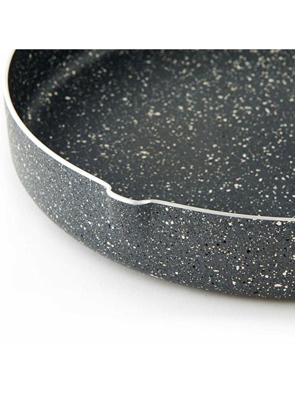 Cupra Kapaklı Granit Balık Tavası - Siyah - 30 cm-1