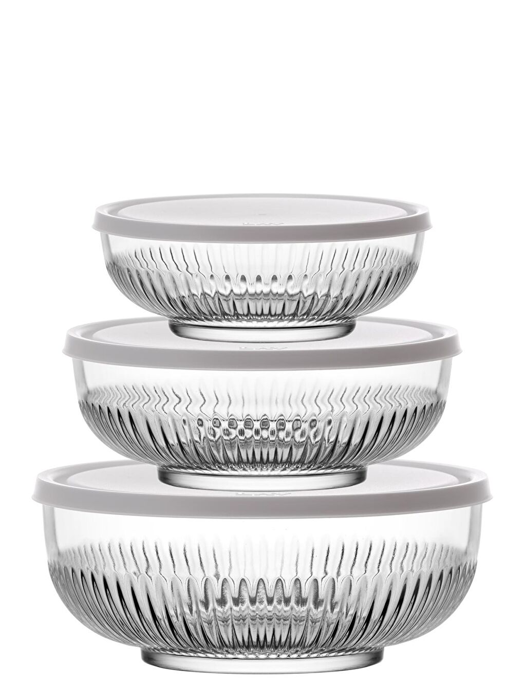 Renksiz Tokyo 3'lü Saklama Kabı Seti