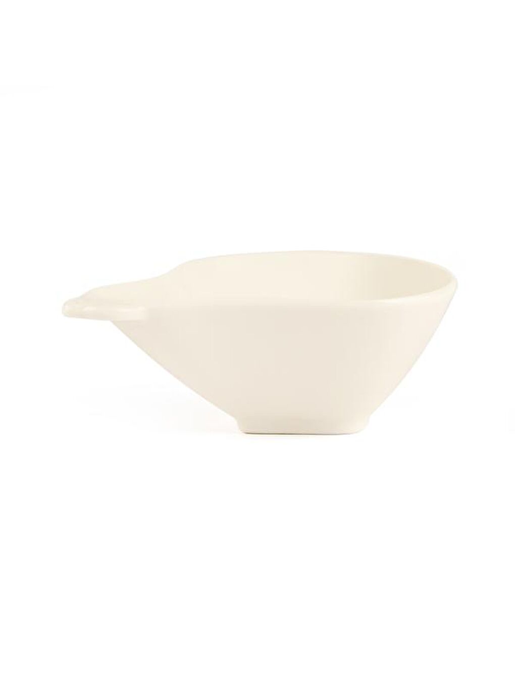 Armut Şekilli Küçük Çerezlik - Beyaz - 8,5 cm