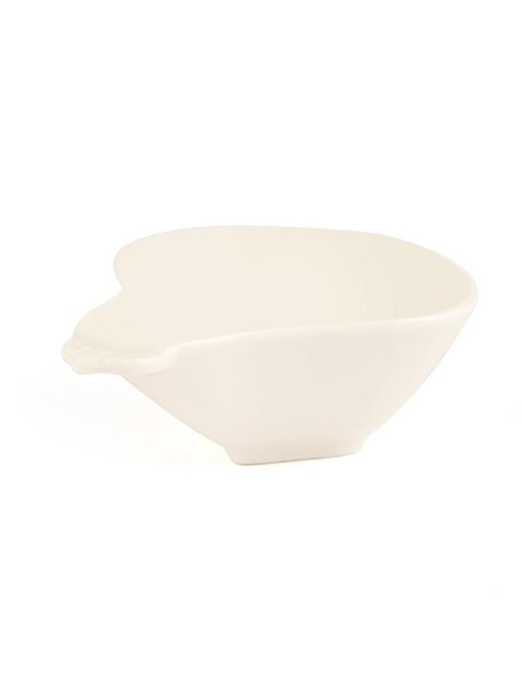 Armut Şekilli Küçük Çerezlik - Beyaz - 8,5 cm-2