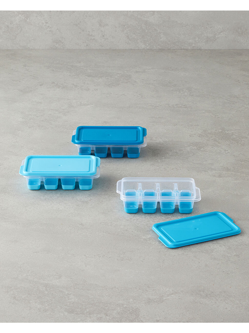 Posuda Plastik Buz Kalıbı Mavi-1