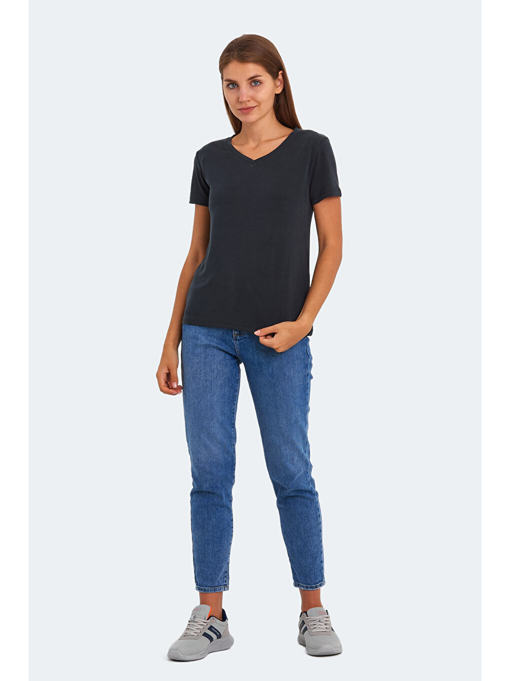 PERICAS Kadın Siyah Tişört-6