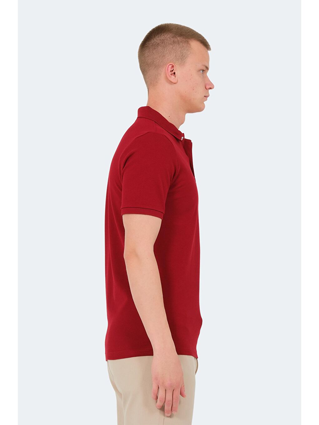 SLAZENGER Bordo VALE KTN Erkek Tişört Bordo - 3