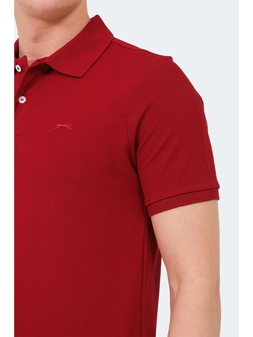 SLAZENGER Bordo VALE KTN Erkek Tişört Bordo - 4