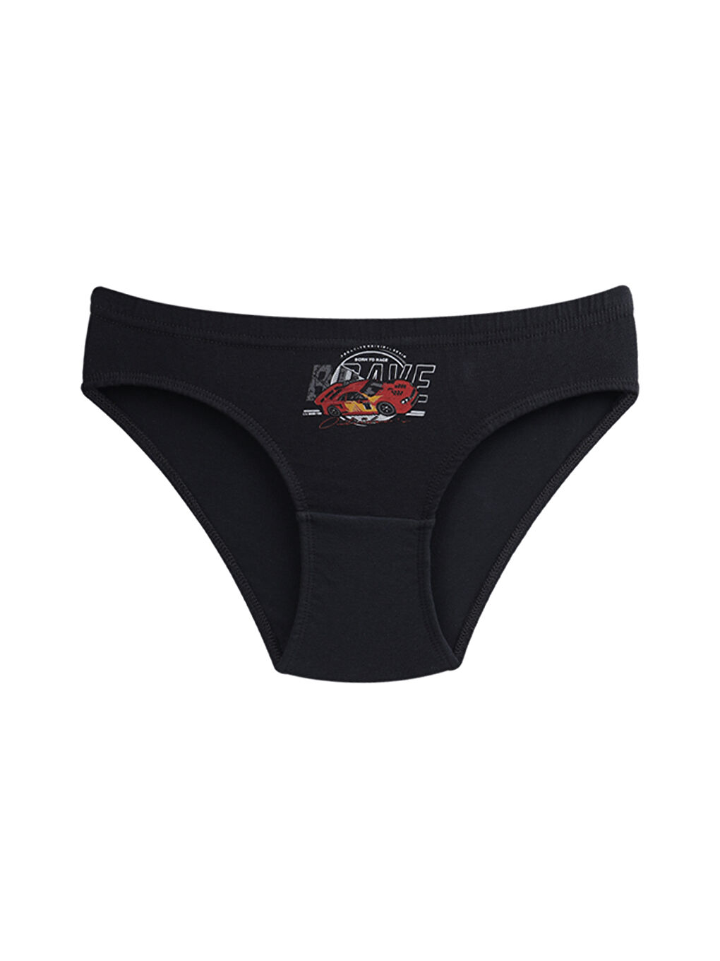 Siyah Erkek Çocuk Pamuklu Slip Külot 5'Li Paket-3