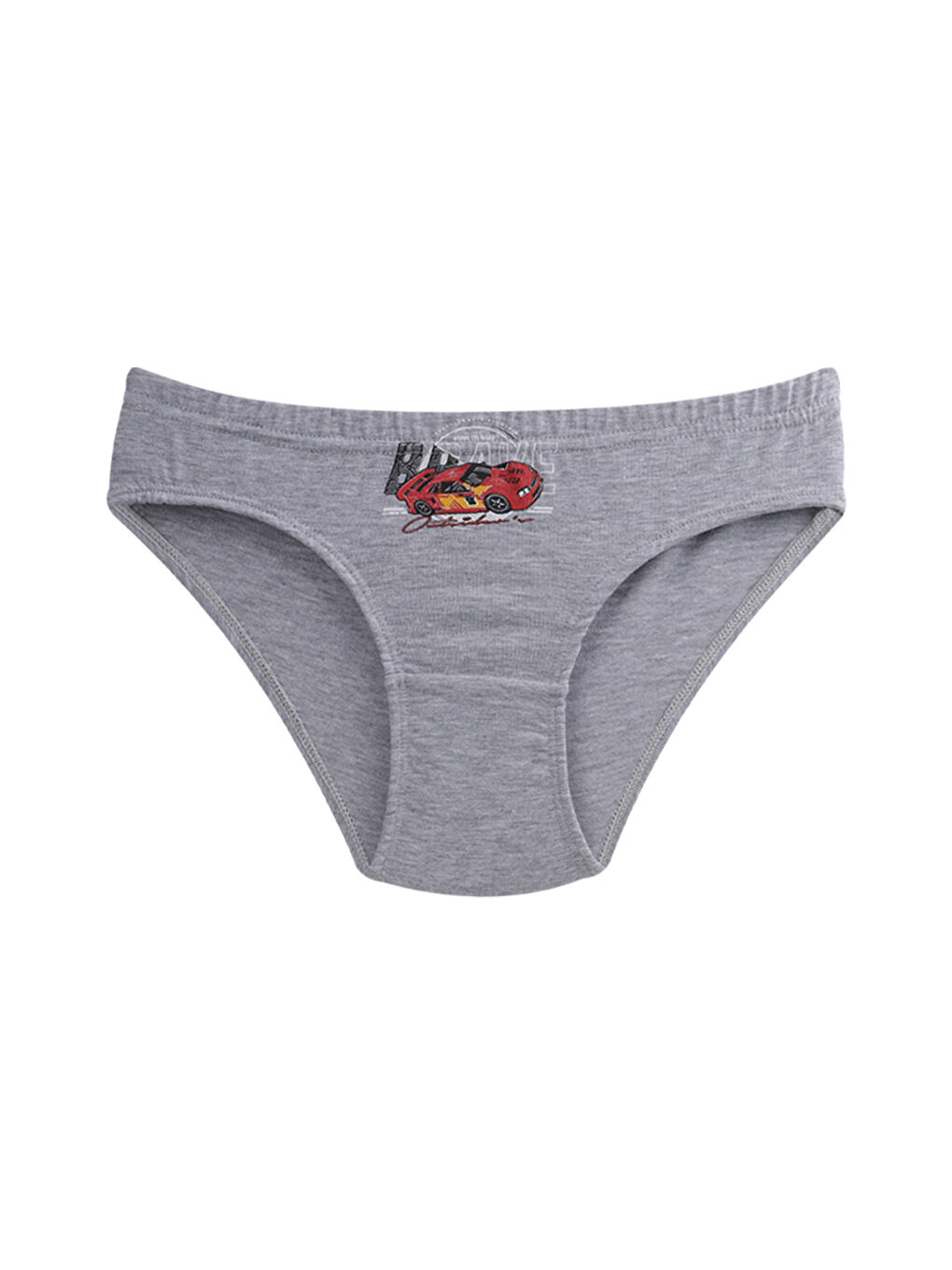 Siyah Erkek Çocuk Pamuklu Slip Külot 5'Li Paket-5