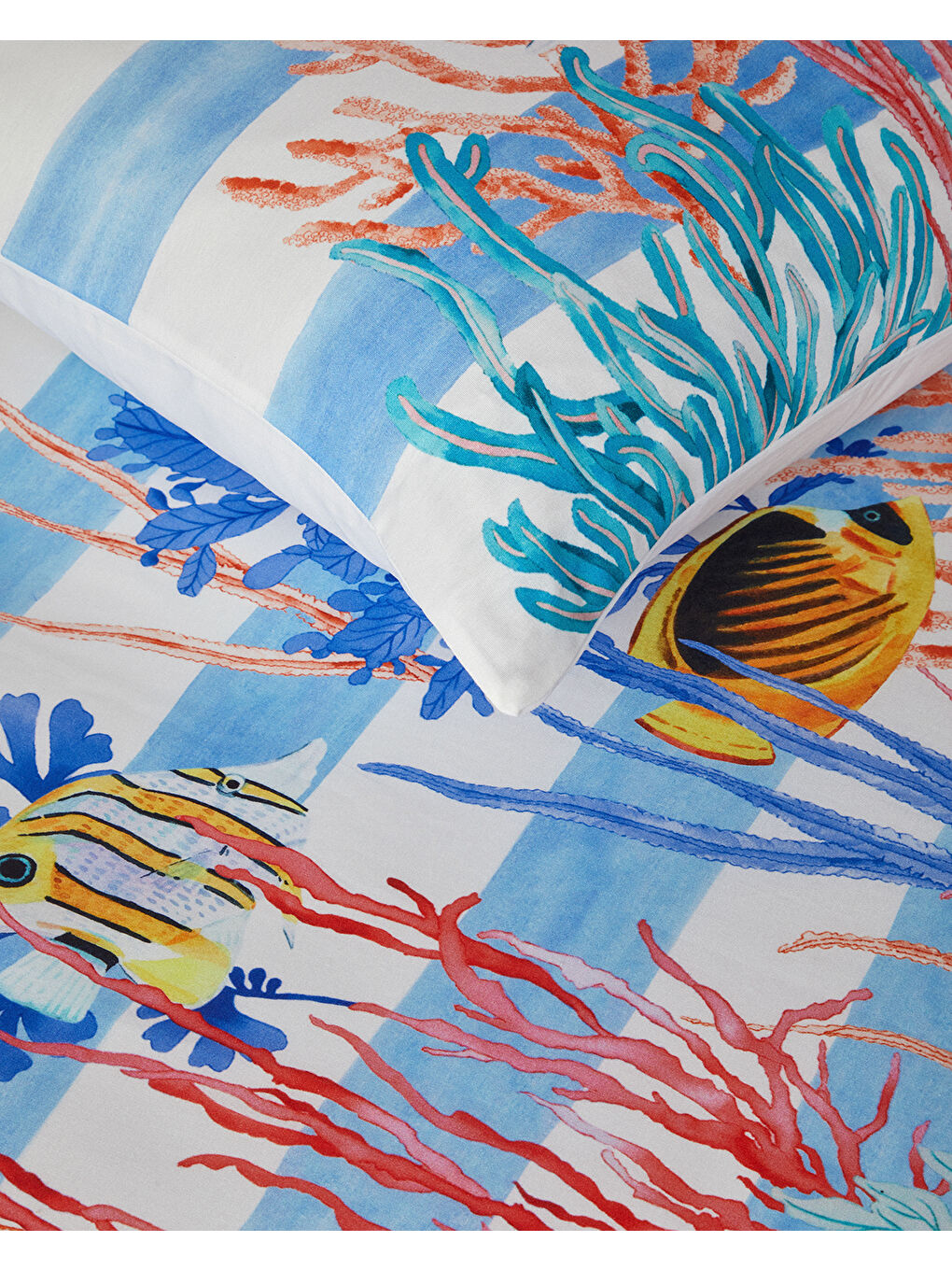 Deep Ocean Çift Kişilik Nevresim Seti Mavi-3