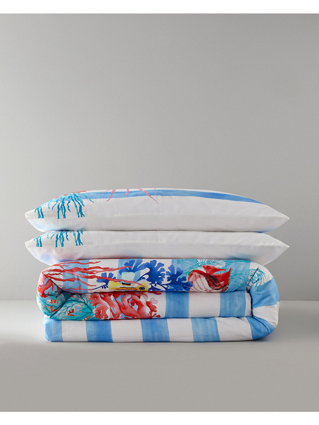 Deep Ocean Çift Kişilik Nevresim Seti Mavi-5