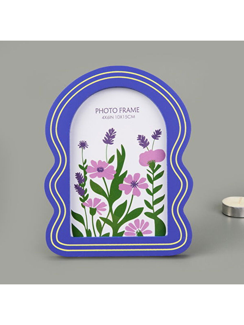 Deco Camelia Fotoğraf Çerçevesi - Mavi - 10x15 cm-1