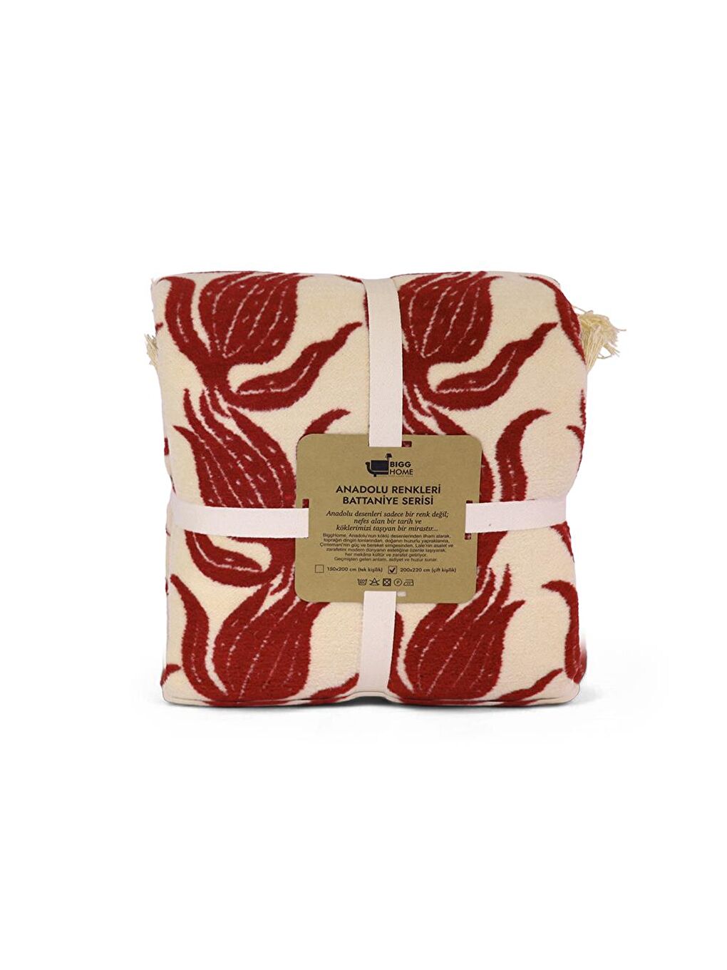 Karışık Lalezar Çift Kişilik Battaniye 200 x 220 cm