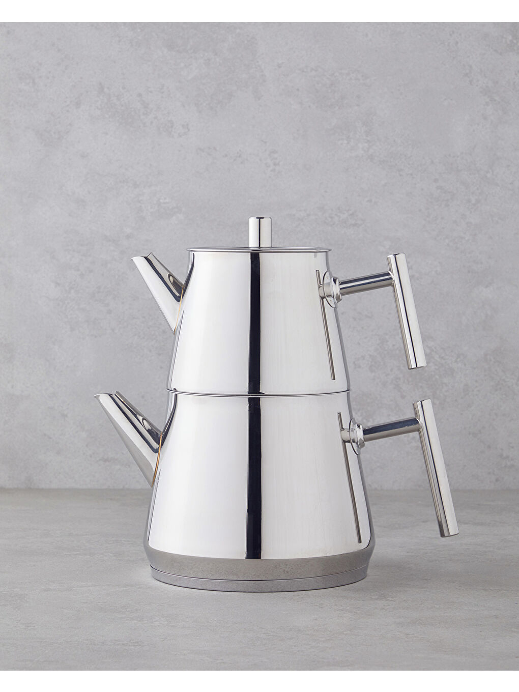 English Home Gri New Aden Çelik Çaydanlık 1,25 L- 2,50 L Silver