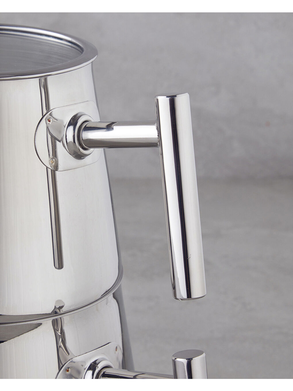 English Home Gri New Aden Çelik Çaydanlık 1,25 L- 2,50 L Silver - 3