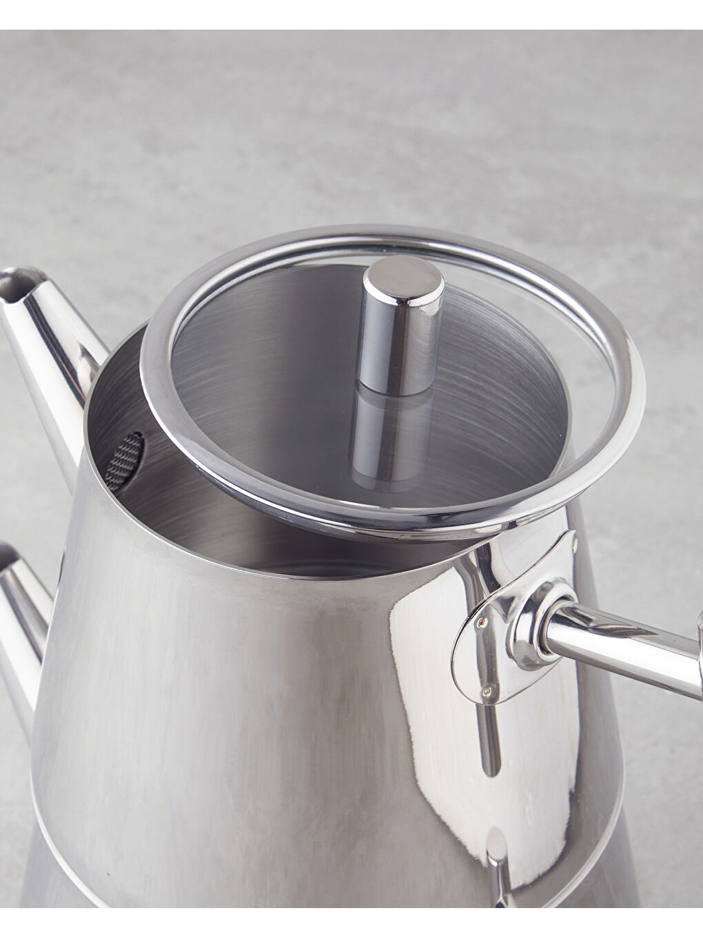 English Home Gri New Aden Çelik Çaydanlık 1,25 L- 2,50 L Silver - 4