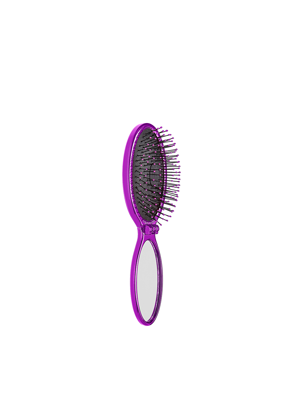 Wet Brush Pop and Go Detangler Aynalı Fırça Mor