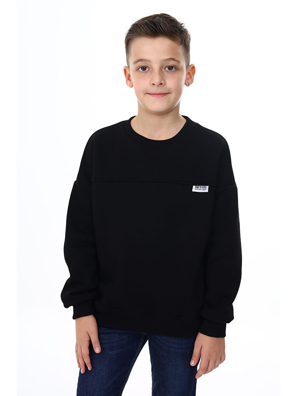 Toontoykids Siyah Erkek Çocuk Sweatshirt