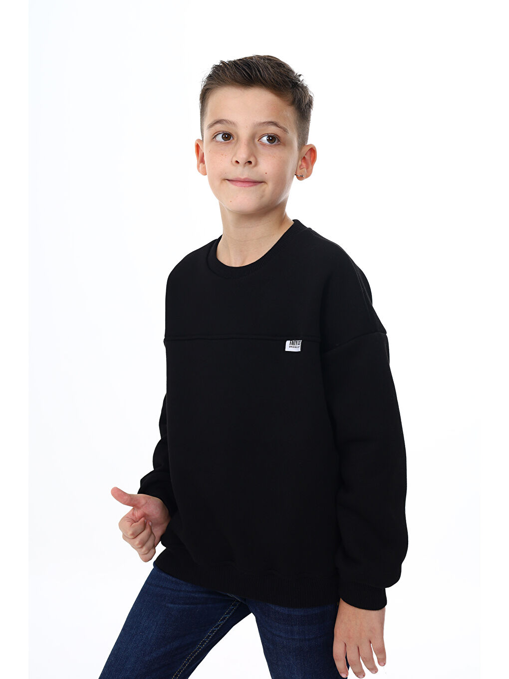 Toontoykids Siyah Erkek Çocuk Sweatshirt - 2