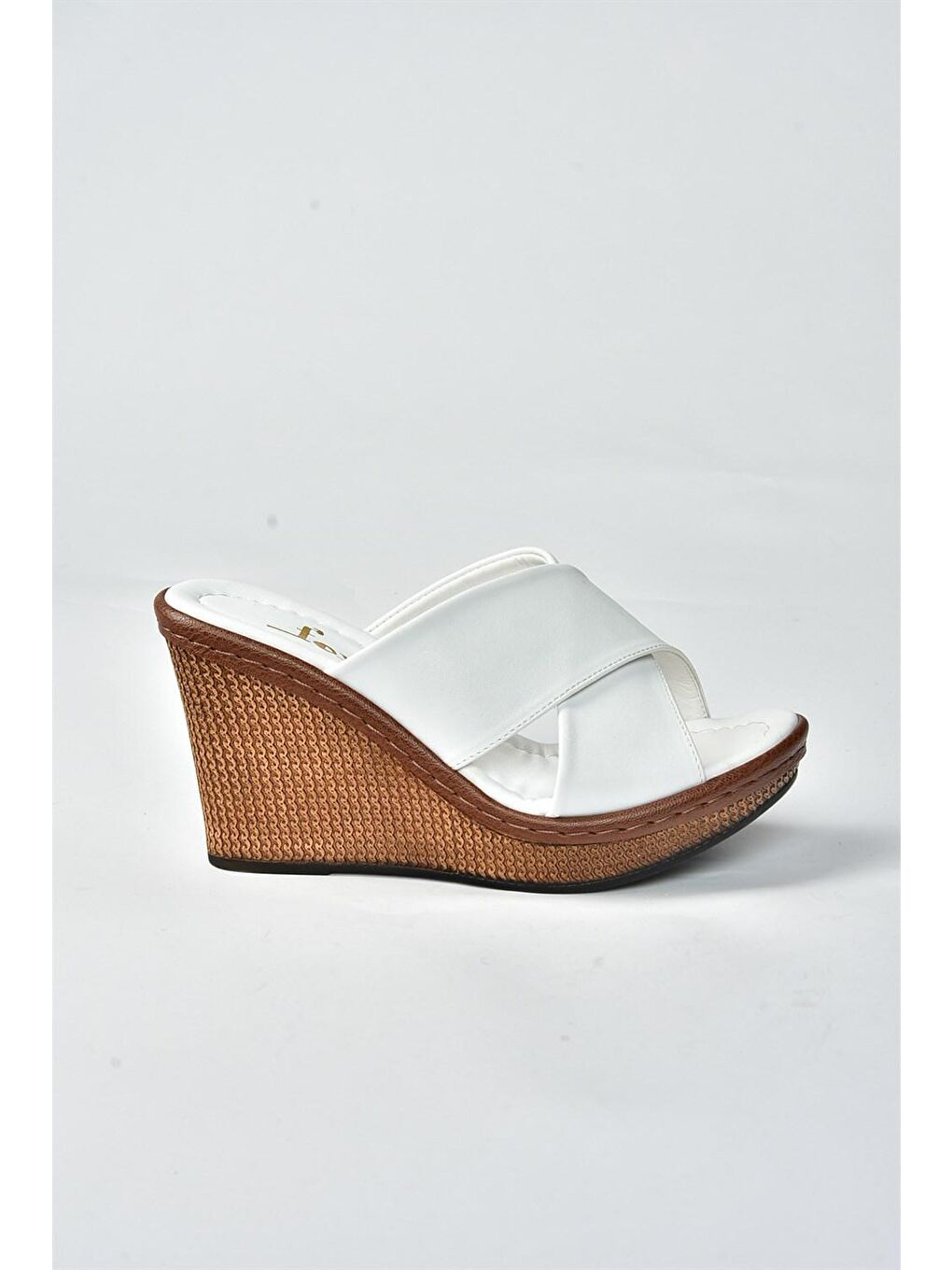 K674041009 Beyaz Kadın Terlik-2