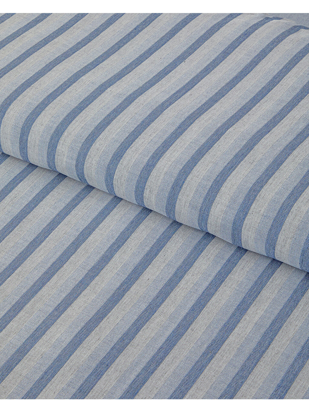 Elite Lines İpliği Boyalı Çift Kişilik Nevresim Takımı Lacivert-2