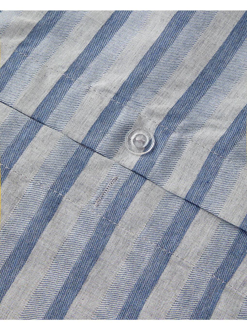 Elite Lines İpliği Boyalı Çift Kişilik Nevresim Takımı Lacivert-4