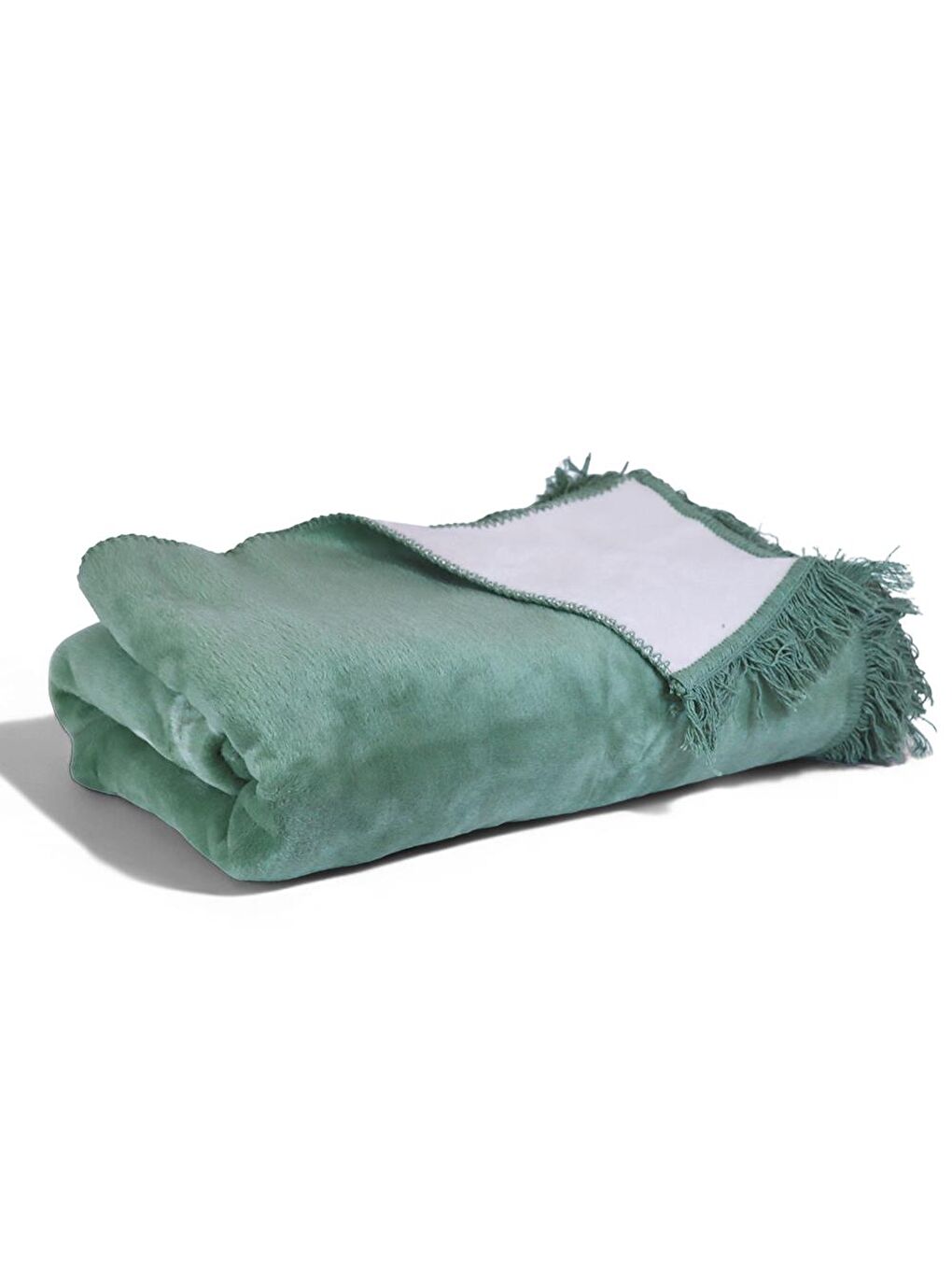 Karışık Çintemani Yeşil Çift Kişilik Battaniye 200 x 220 cm-4