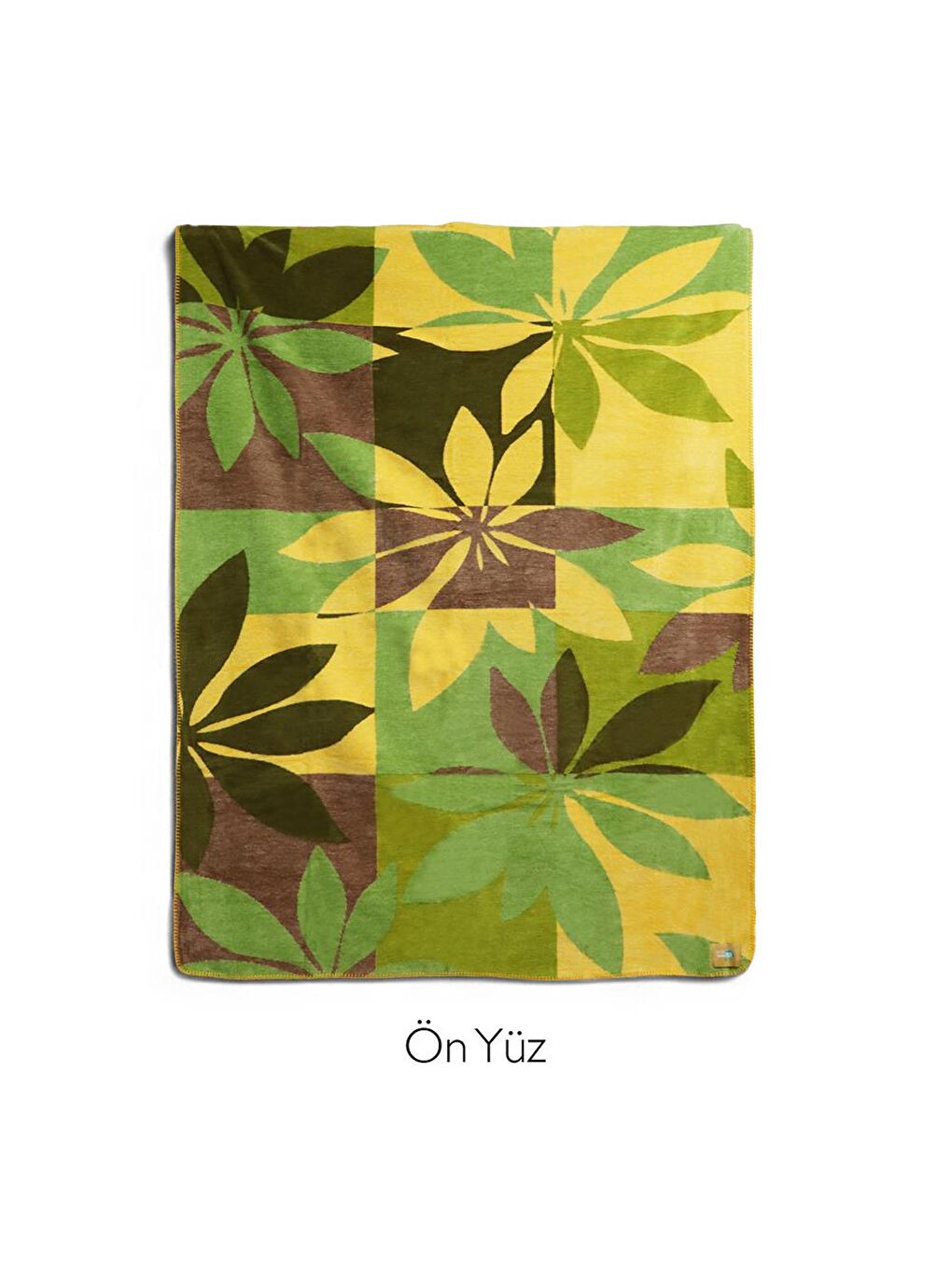 Karışık Botanik Çift Kişilik Battaniye 200 x 220 cm-2