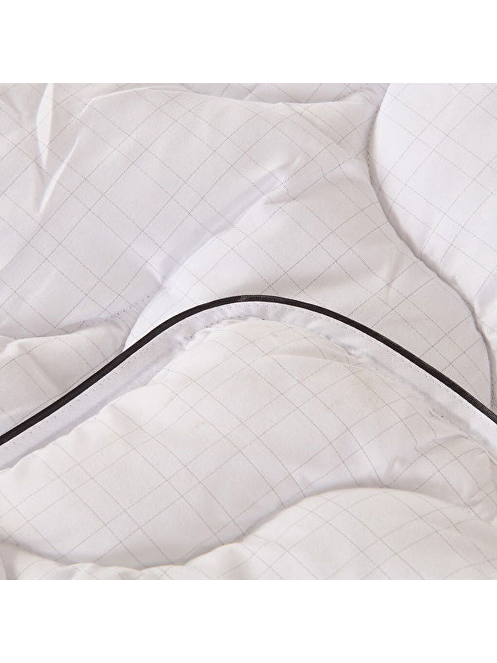 Soft Antistress Tek Kişilik Yorgan - Beyaz - 155x215 cm-1