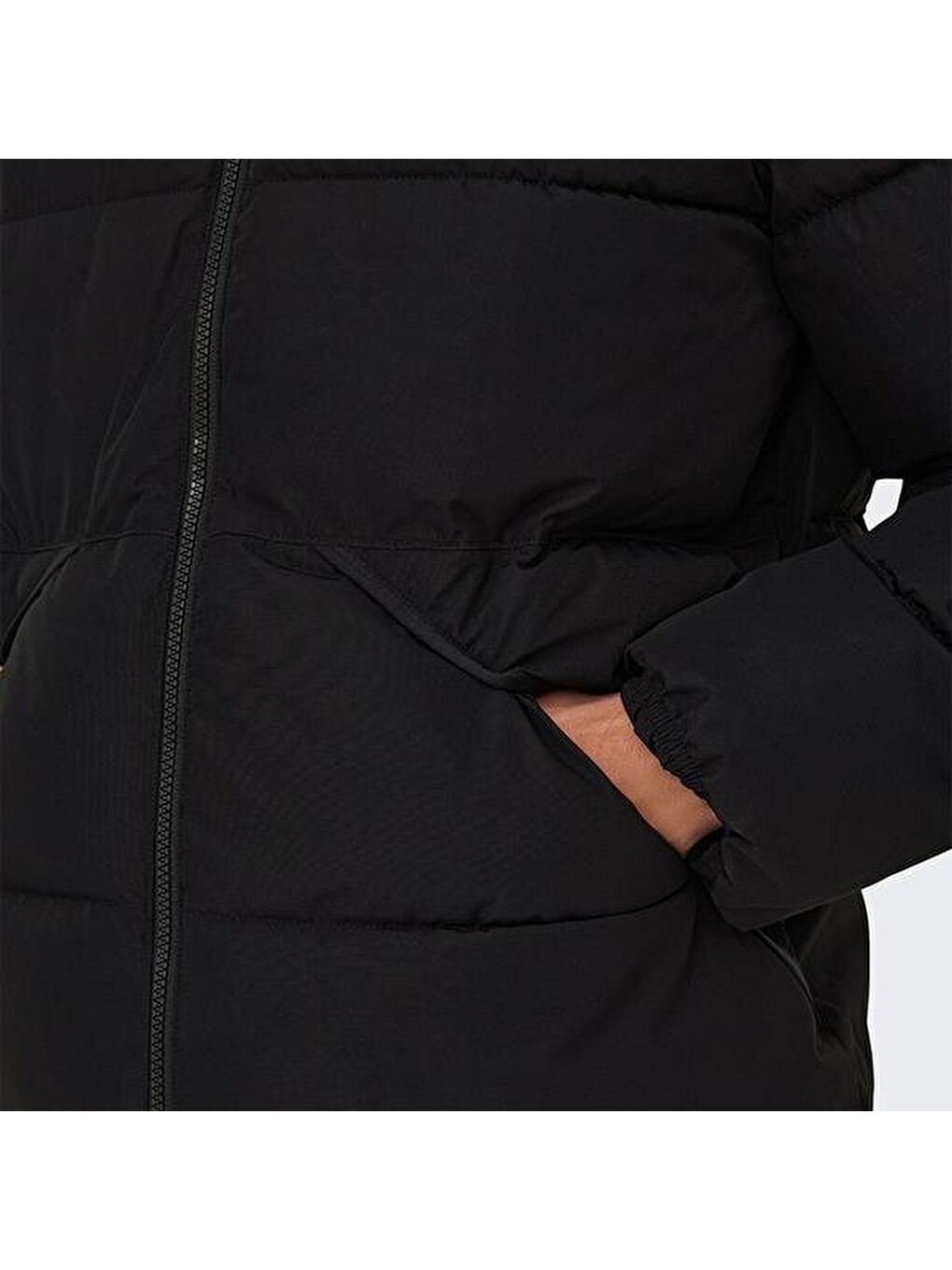 Pack Life Puffer Erkek Siyah Dik Yaka Mont-4