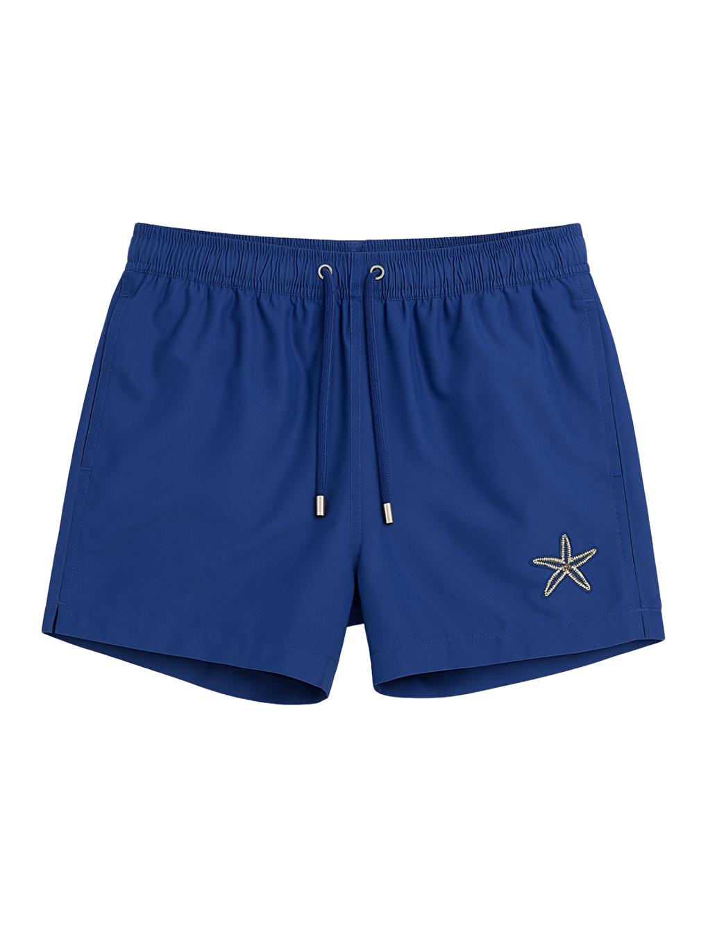 Erkek Seageo Deniz Yıldızı İşlemeli Deniz Şortu Lacivert