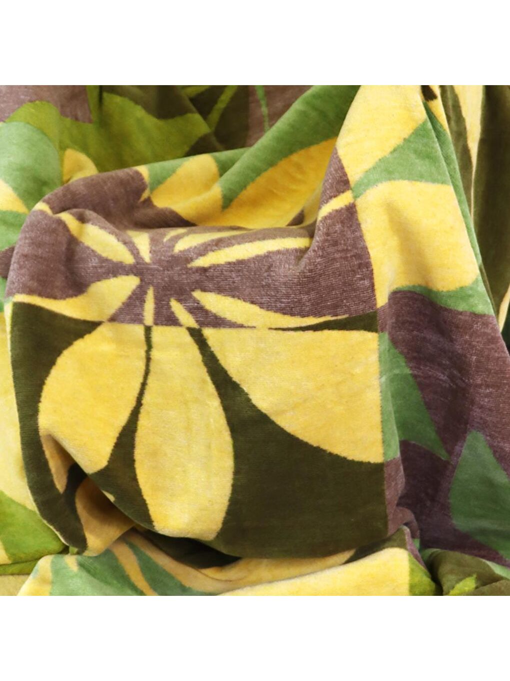 Karışık Botanik Çift Kişilik Battaniye 200 x 220 cm-7