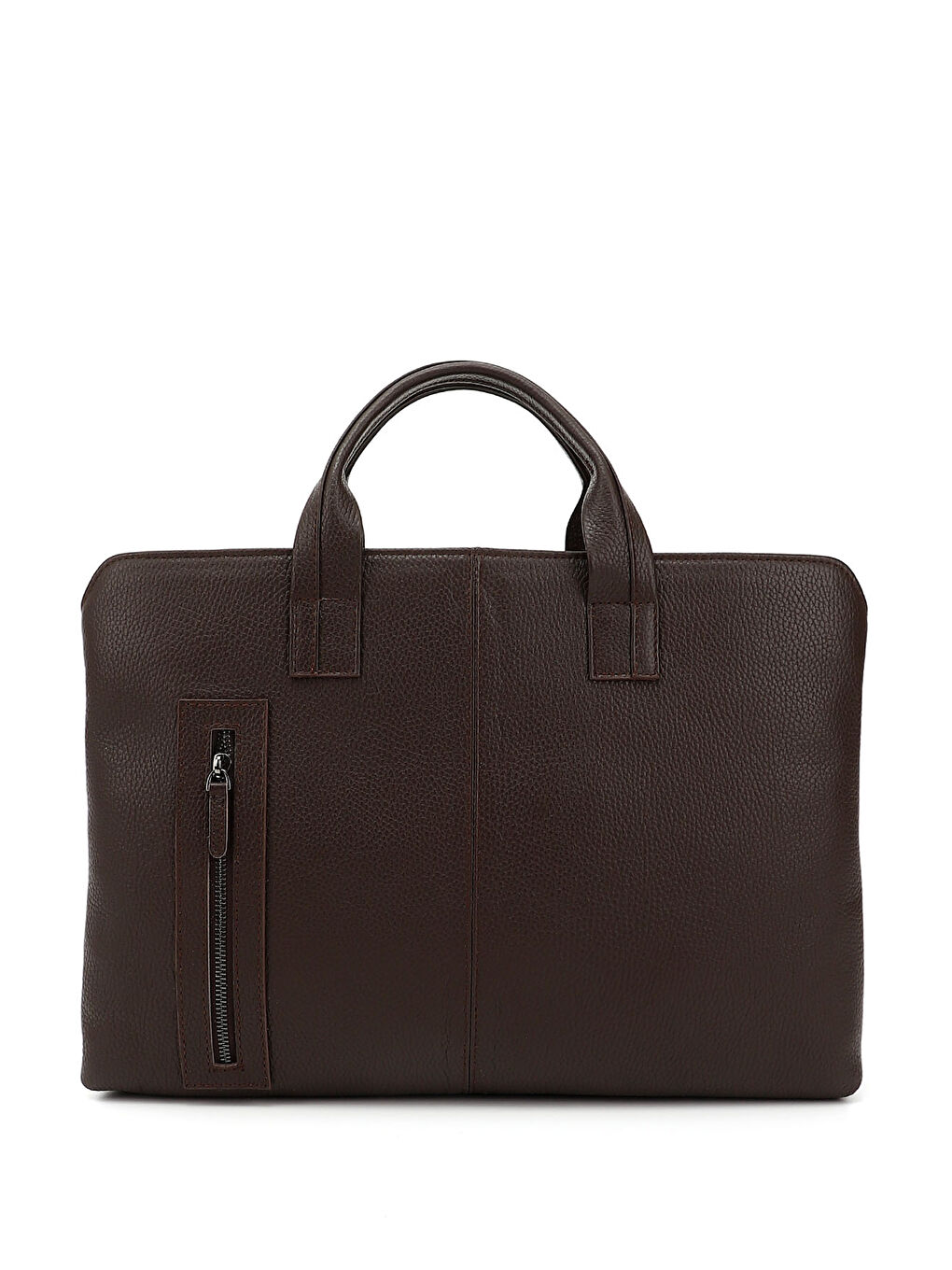 Kahverengi Unisex ORTA KAHVERENGİ Hakiki Deri Notebook Ve Evrak Çantası