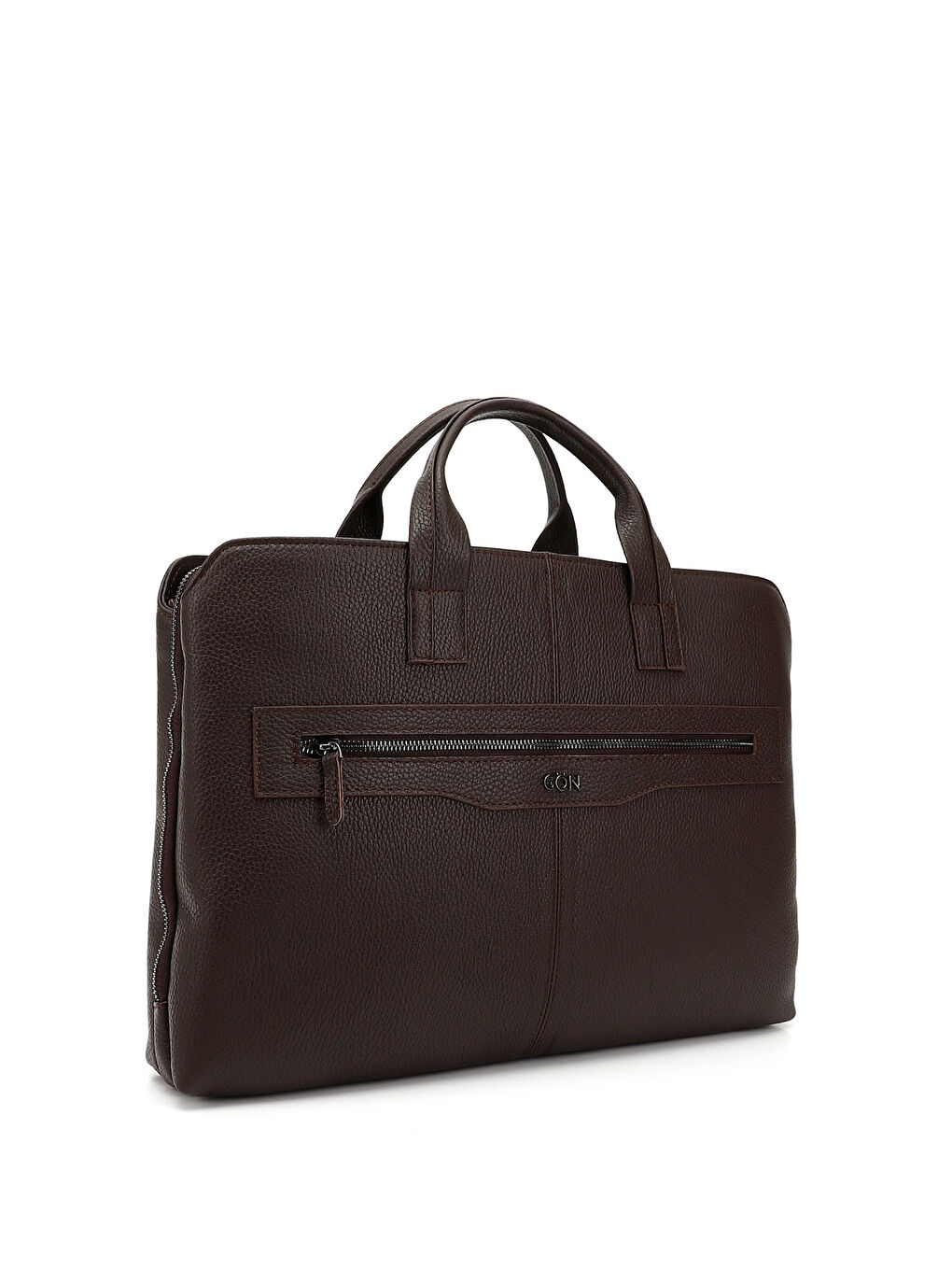 Kahverengi Unisex ORTA KAHVERENGİ Hakiki Deri Notebook Ve Evrak Çantası-1