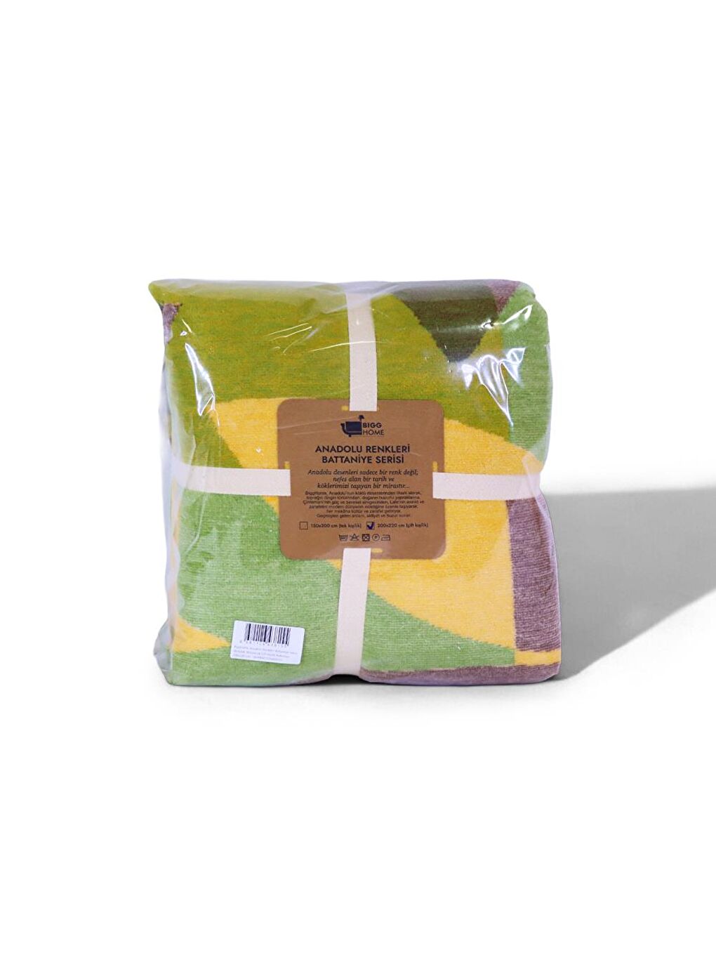 Karışık Botanik Çift Kişilik Battaniye 200 x 220 cm-8