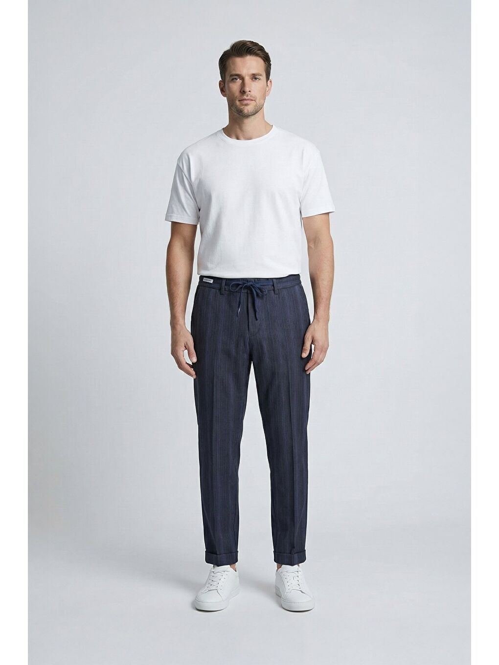 Giotelli Erkek Viskon Karışımlı Klasik Siyah Pantolon-1