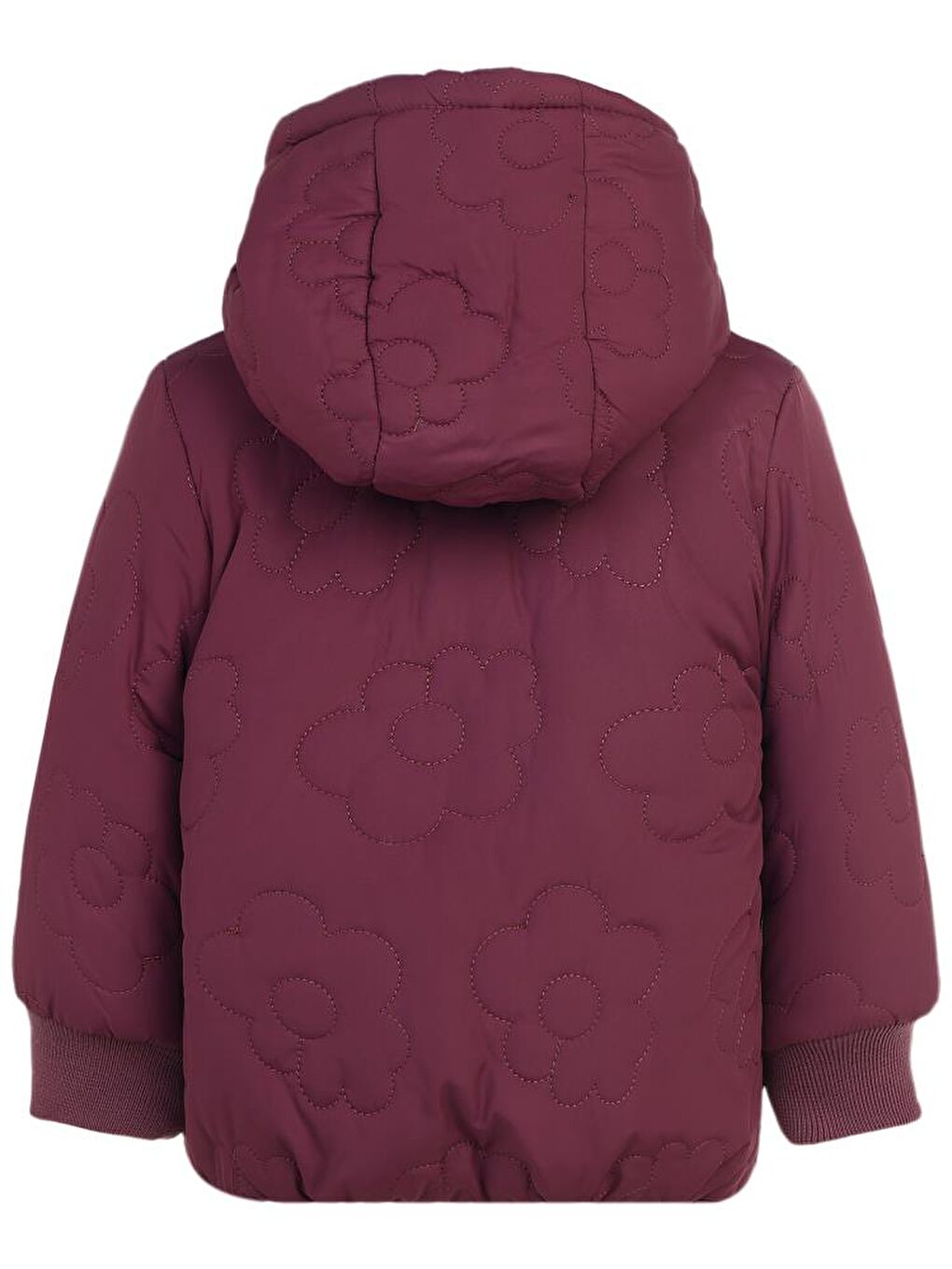 Pembe Baby Çiçek Kapitone 6-18 Ay Mont - Lila 18-24 Ay-4