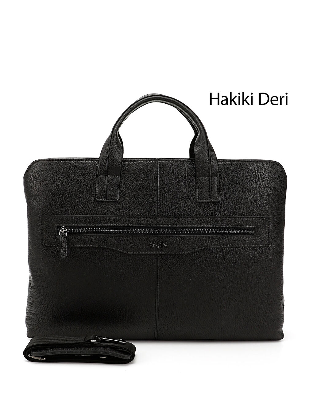 Mor Unisex ZÜMRÜT-SİYAH Hakiki Deri Notebook Ve Evrak Çantası