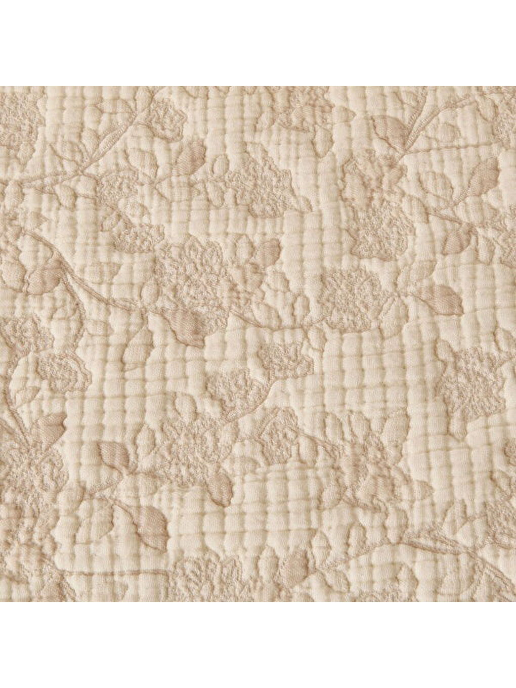 Soft Selimi Tek Kişilik Yatak Örtüsü Seti - Bej - 160x220 cm-1