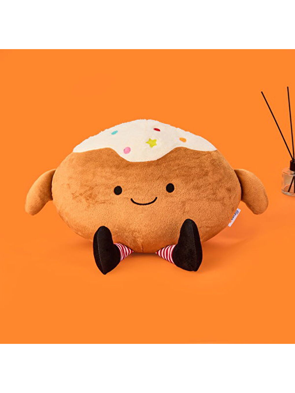 Soft Raticate Figürlü Yastık - Kahverengi - 32x28 cm-2