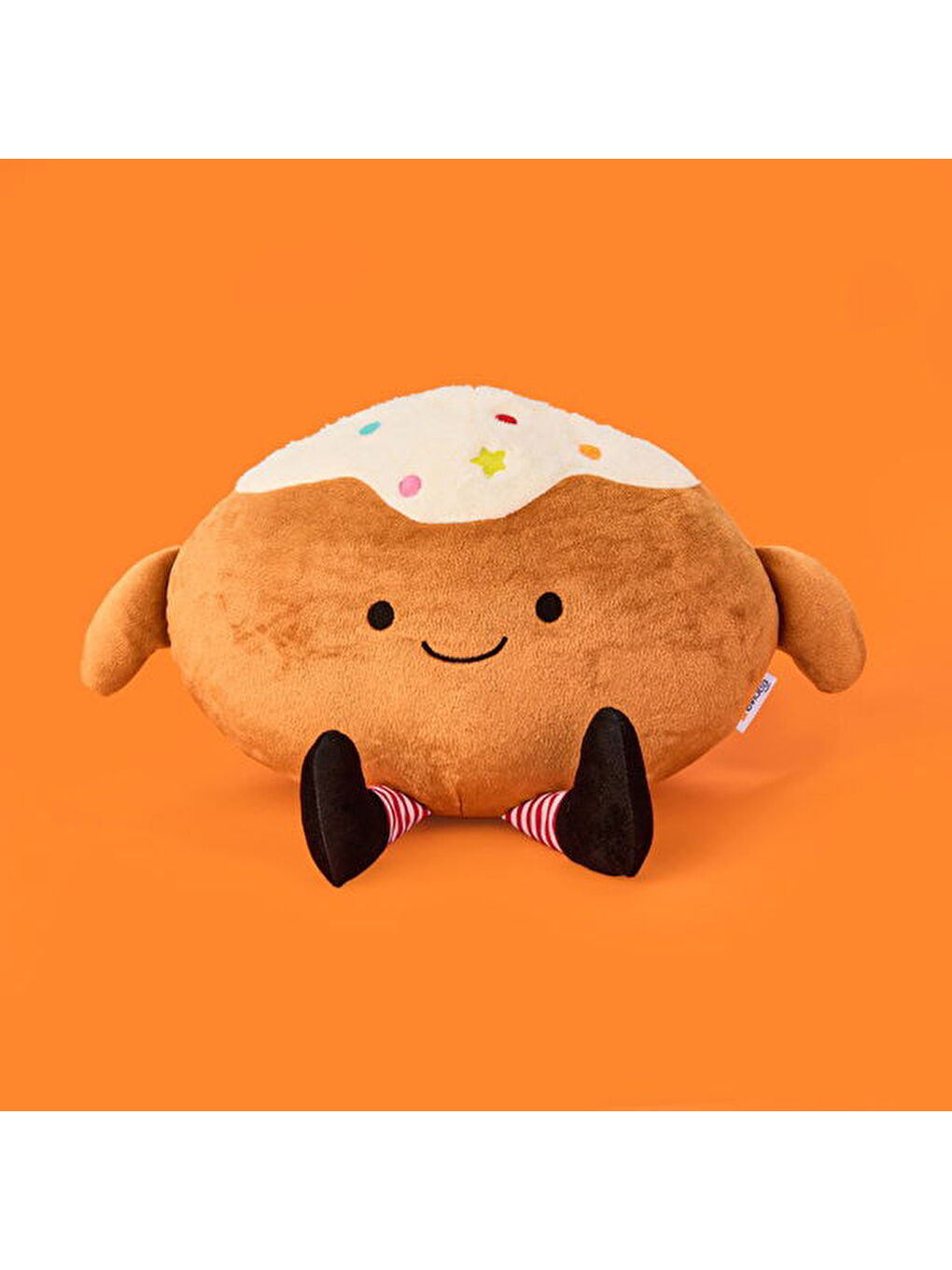 Soft Raticate Figürlü Yastık - Kahverengi - 32x28 cm-4