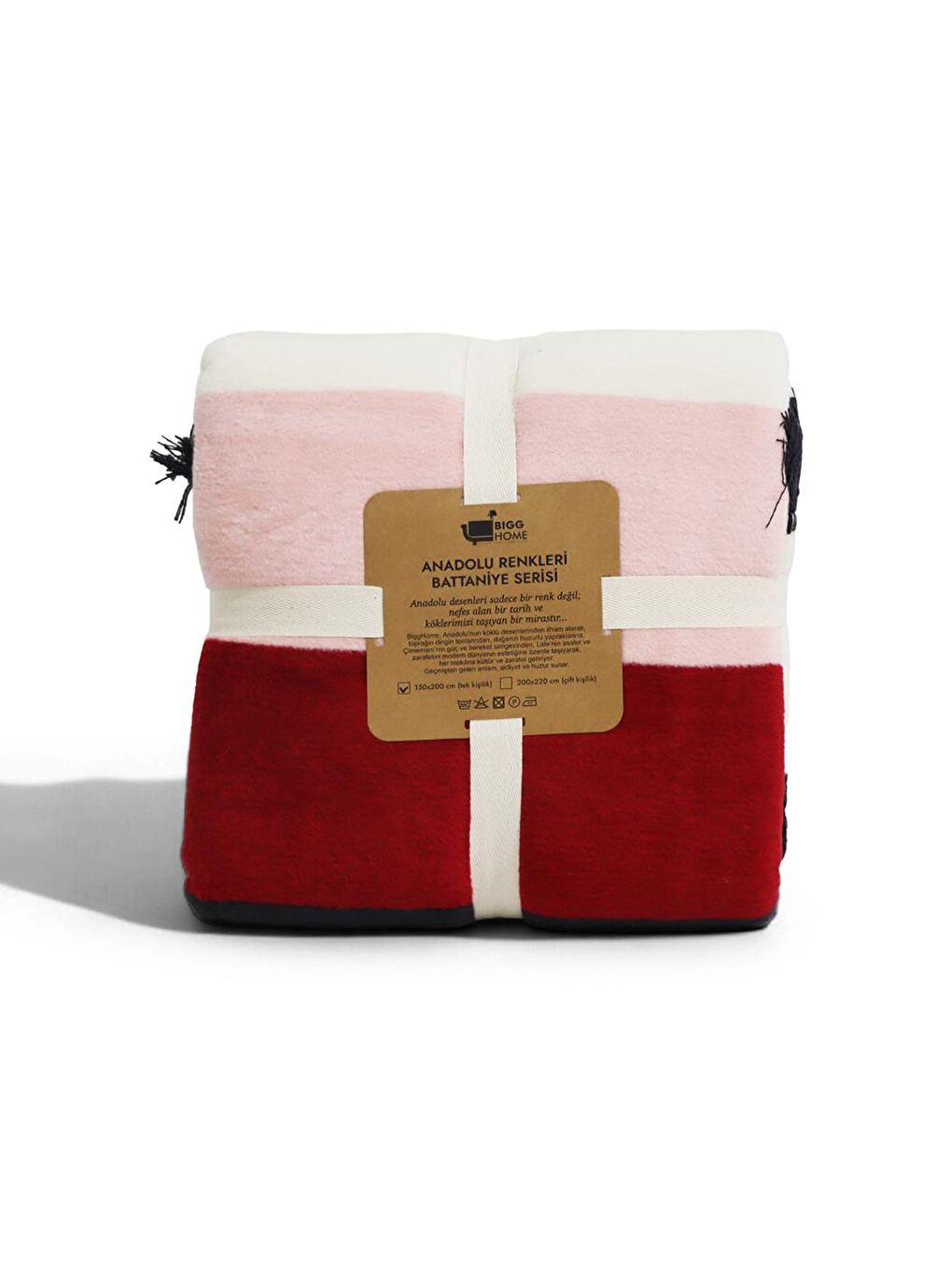 Karışık Ritim Tek Kişilik Battaniye 150 x 200 cm