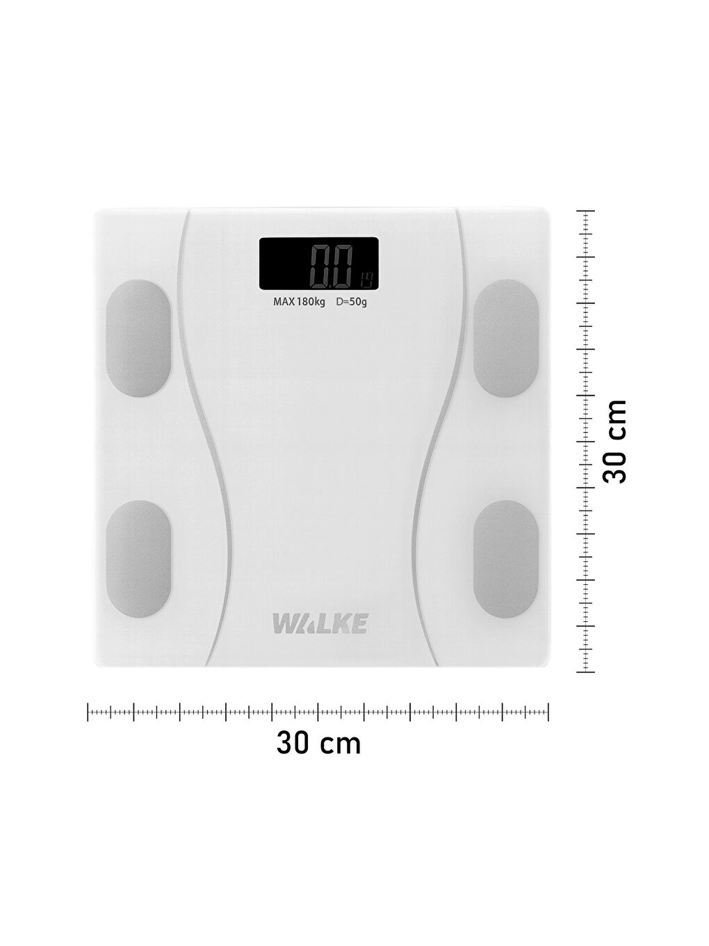 Premium Uygulama Bağlantılı Akıllı Baskül Beyaz-1