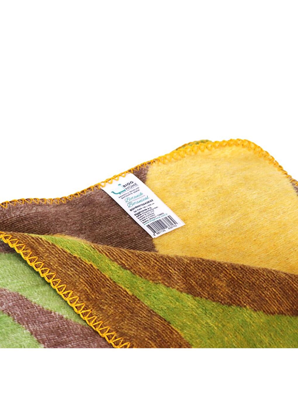 Karışık Botanik Tek Kişilik Battaniye 150 x 200 cm-3