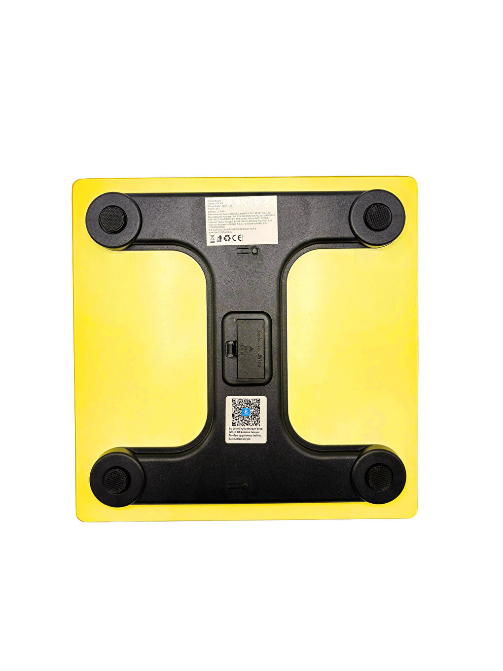Premium Uygulama Bağlantılı Akıllı Baskül Sarı-3