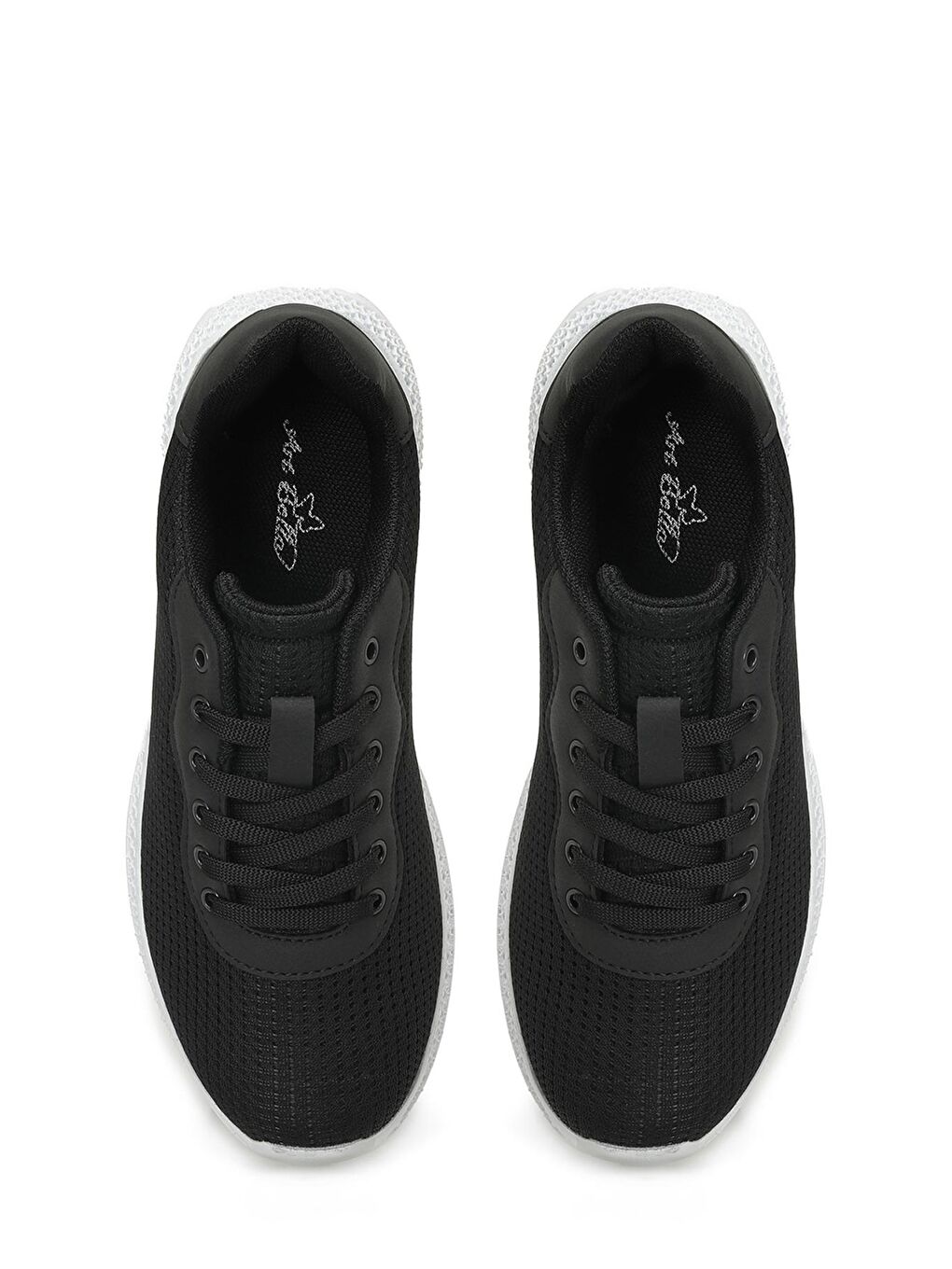 CS20057 4FX Siyah Kadın Spor Ayakkabı-3