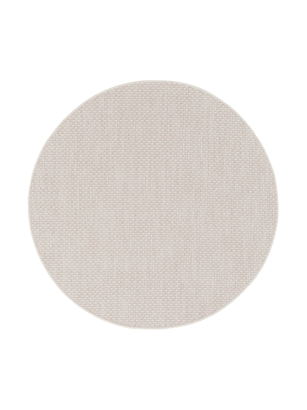 Ekru Sisalux 3081 Krem Bej Yuvarlak Sisal Dokuma Jüt Kilim Hav Toz Vermez Mutfak Oda Halısı-200x200-4