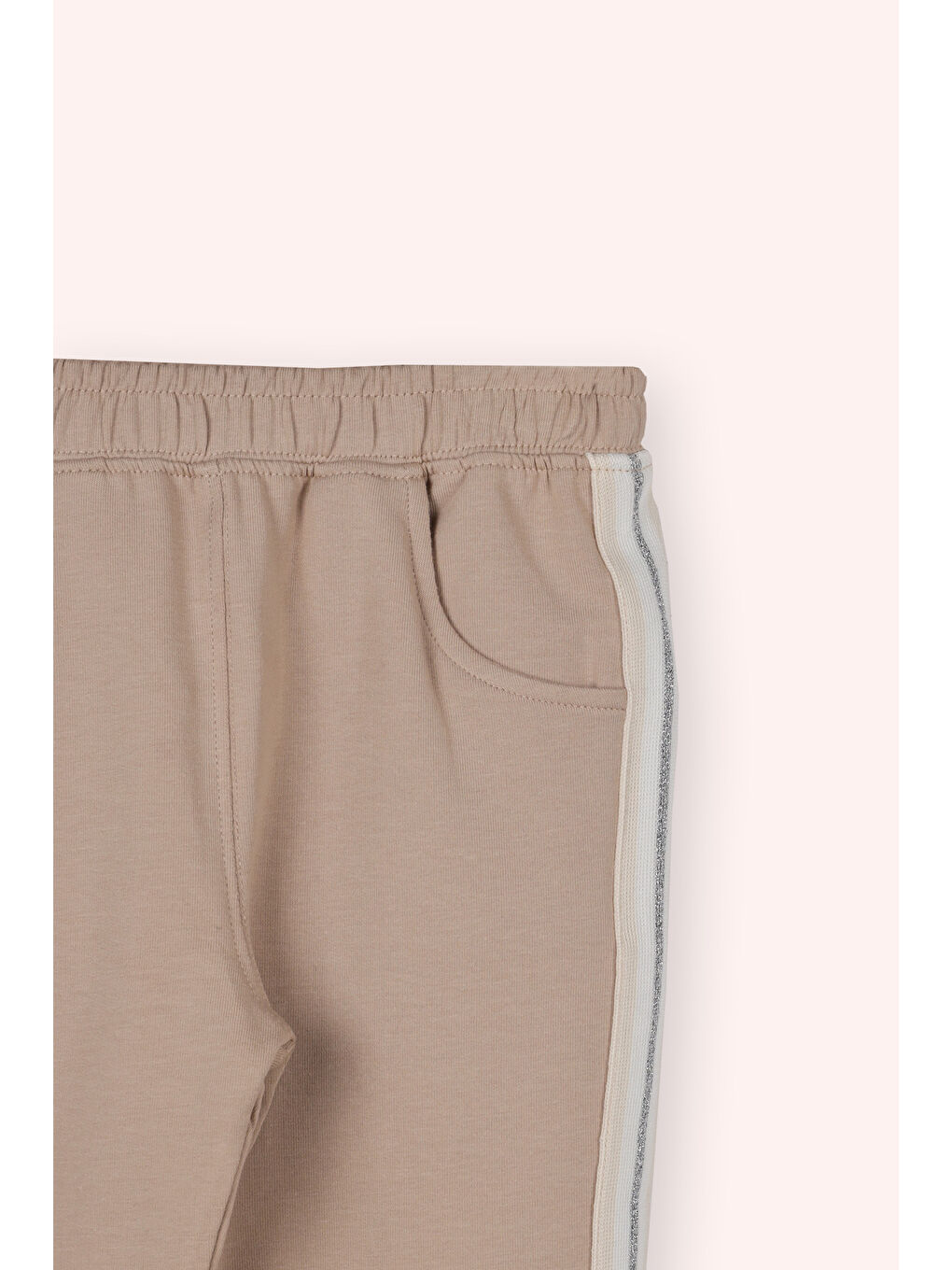 Bej Kız Çocuk Eşofman Alt Vizon-1