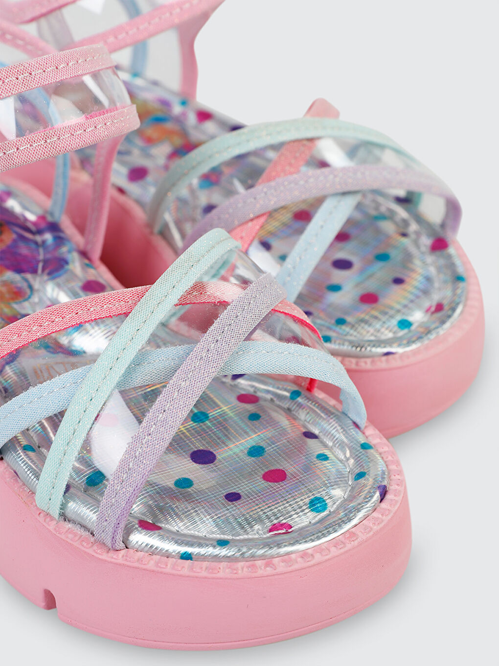 Girls Kız Çocuk Sandalet 26-30 Numara Pembe-3