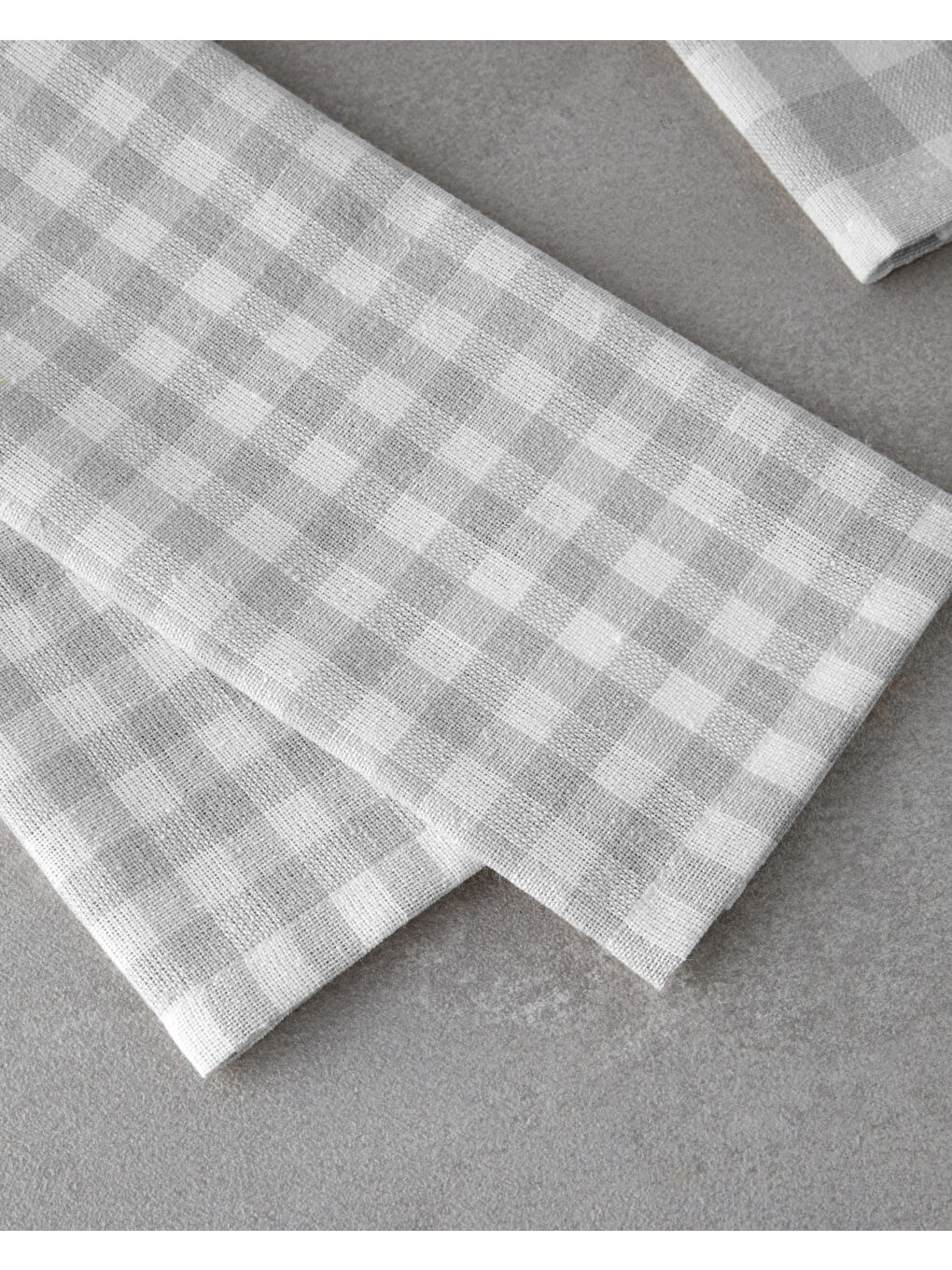 Dyna Pamuk Polyester 3'lü Kurulama Bezi 30x50 cm Gri-2